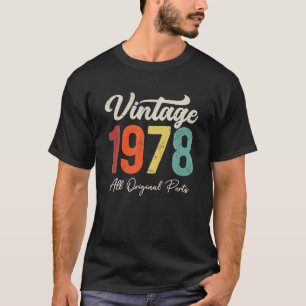 45 Years Old Vintage 1978 45th Birthday Decoration T-Shirt