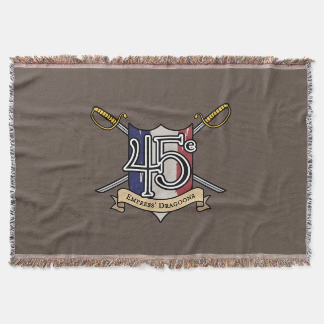 45e Empress Dragoons Throw (Front)