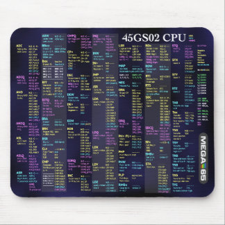 45GS02 CPU Quick Reference Mousepad
