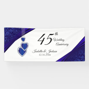 45th / 65th Sapphire Anniversary Banner