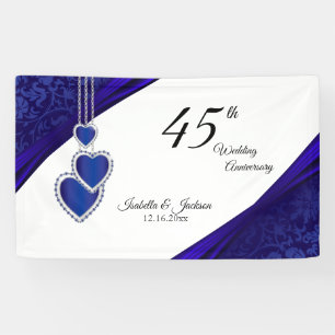 45th / 65th Sapphire Anniversary Design Banner