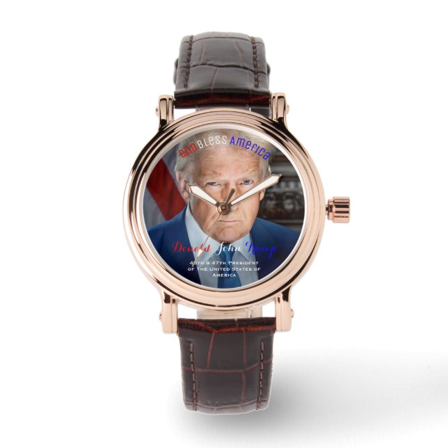 45th and 47th President of the US Donald Trump Watch (Front)
