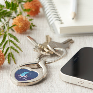 45th Anniversary of Religious Life Nun Pink Flower Key Ring