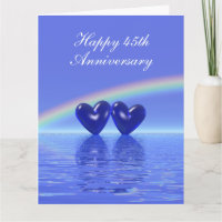 45th Anniversary Sapphire Hearts