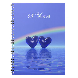 45th Anniversary Sapphire Hearts Notebook