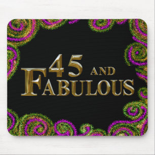 45th Birthday  Mouse Mat