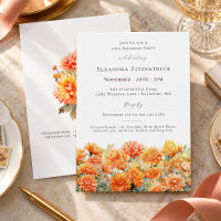 45th Birthday Party November Birth Month Flower