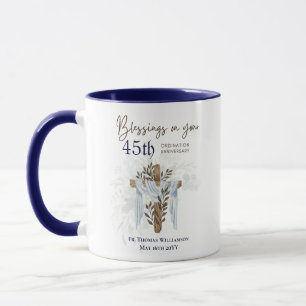 45th ORDINATION ANNIVERSARY Priest Pastor Minister Mug