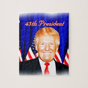 45th President-Donald Trump _ Jigsaw Puzzle