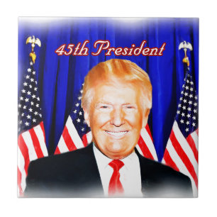 45th President-Donald Trump _ Tile