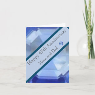 45th Wedding Anniversary  Card
