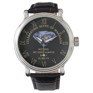 45th Wedding Anniversary Husband - Commemorative 2 Watch