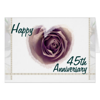  45th  Wedding  Anniversary  Cards  Invitations Zazzle co uk 