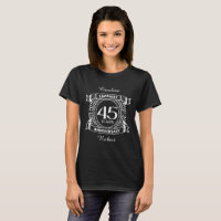 45th wedding anniversary sapphire crest