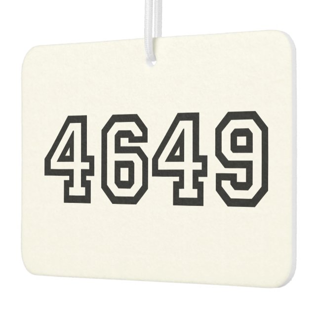 4649 Japanese Slang Yoroshiku Car Air Freshener (Left)