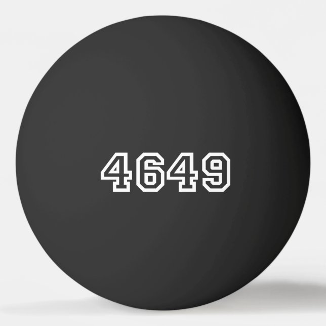 4649 Japanese Slang Yoroshiku Ping Pong Ball (Front)