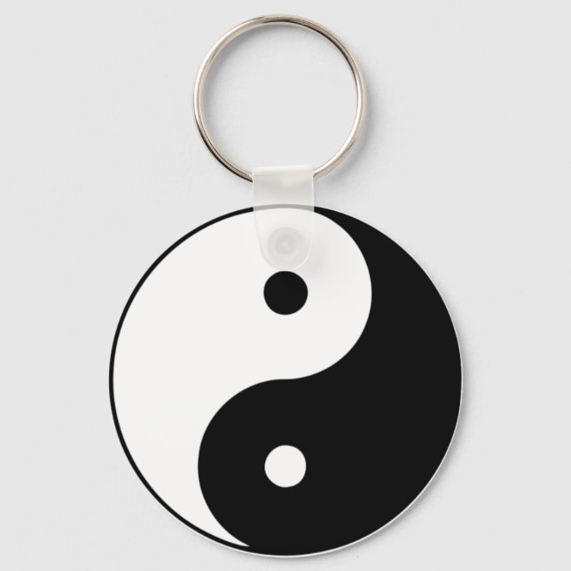 466px-Yin_yang.svg Key Ring (Front)