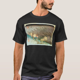 46. 庄野宿, 広重 Shōno-juku, Hiroshige, Ukiyo-e T-Shirt