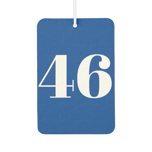 "46" Biden President, Biden Harris 2020, Election Car Air Freshener (Front)