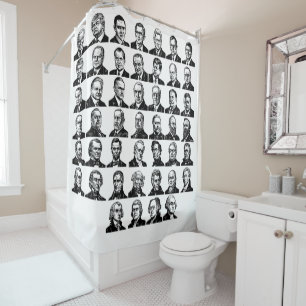 46 Presidents Shower Curtain