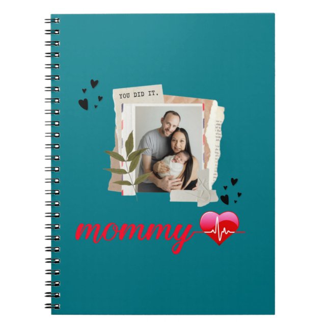 46.Proud mum,mothers day,mum,mummy,mum home gifts Notebook (Front)