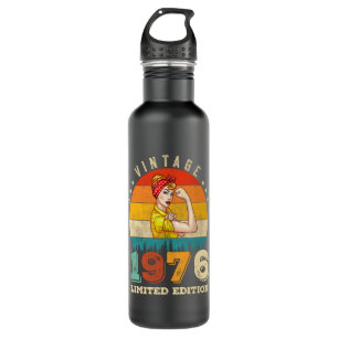 46 Year Old 1976 Vintage 46th Birthday Gifts women 710 Ml Water Bottle
