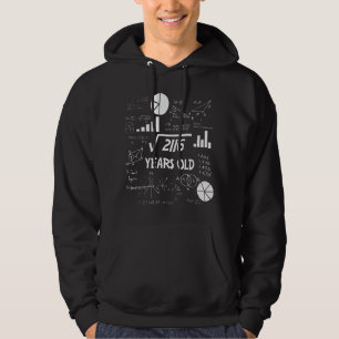 46 Year Old Bday Math Teacher 46th Birthday Gift Hoodie