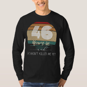 46 Years of Laughter: Amusing Anniversary Tee - Su