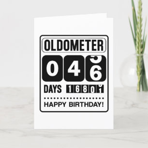 46th Birthday Oldometer Card