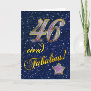 46th Birthday party Invitation