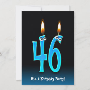 46th Birthday Party Invite