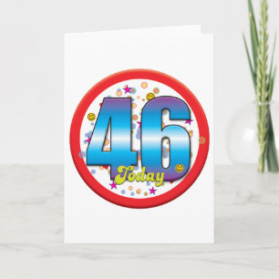 46th Birthday Today v2 Card