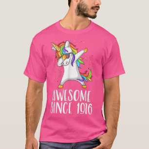 46th birthday, unicorn dab, Awesome since 1976 T-Shirt