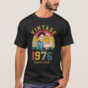 46th Birthday Women Vintage 1976 46 Year Old T-Shirt