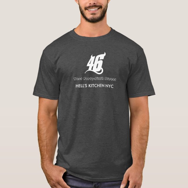 46TH STREET - HELLS KITCHEN DISTRICT T-Shirt (Front)