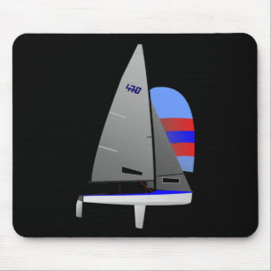 470 Racing Sailboat onedesign Olympic Class Mouse Mat