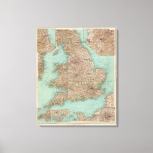 4748 Inghilterra, Galles Canvas Print