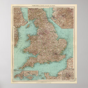 4748 Inghilterra, Galles Poster