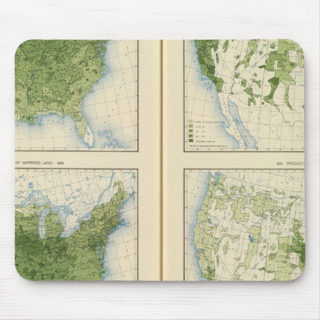 47 Corn 1890 Mouse Mat (Front)