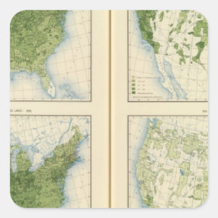 47 Corn 1890 Square Sticker