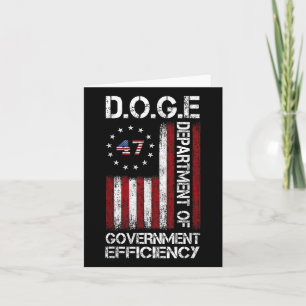 47 D.o.g.e Doge Department Of Government Efficienc Card