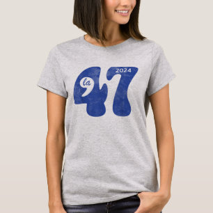 47 Kamala Harris Election 2024 Comma La President  T-Shirt