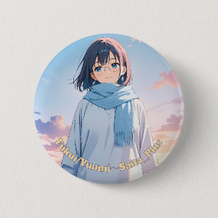 47_Plus 福井 優海 - Fukui Yuumi 6 Cm Round Badge
