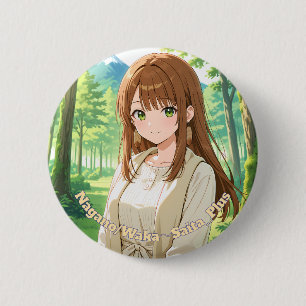47_Plus 長野 和花 - Nagano Waka 6 Cm Round Badge