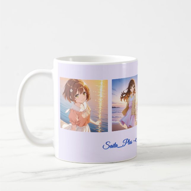 47_Plus – Anime Character Series Coffee Mug (Left)