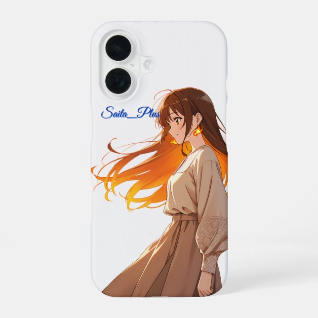 47_Plus – Anime Character Series iPhone 16 Case (Back)