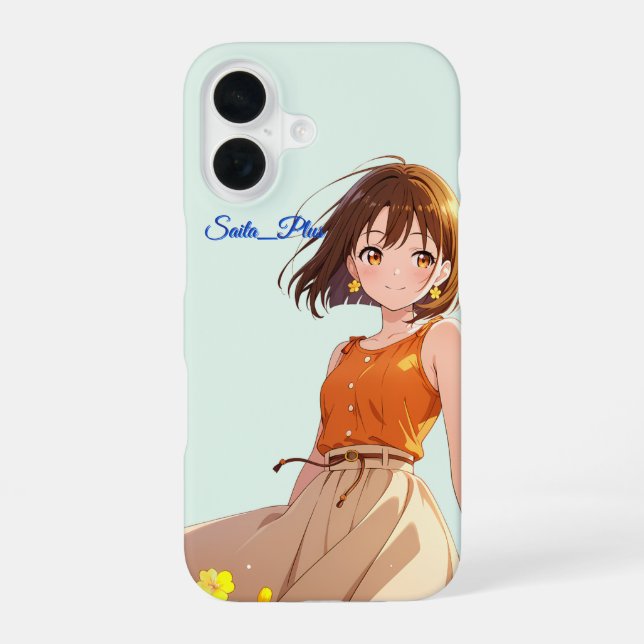 47_Plus – Anime Character Series iPhone 16 Case (Back)