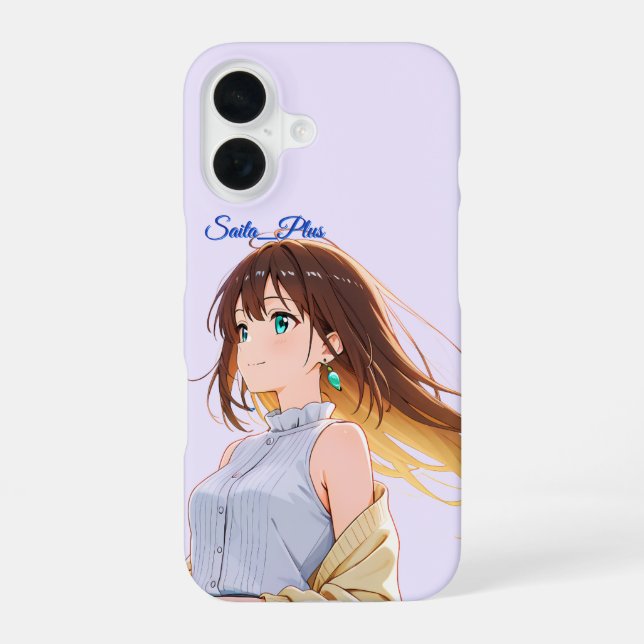 47_Plus – Anime Character Series iPhone 16 Case (Back)