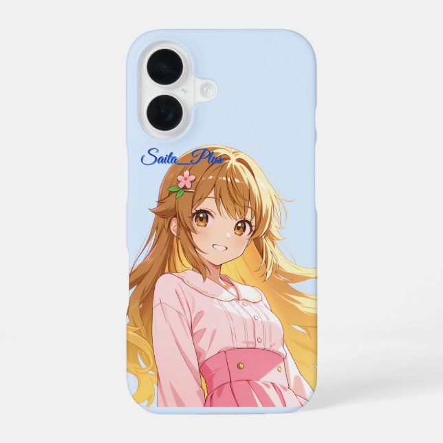 47_Plus – Anime Character Series iPhone 16 Case (Back)
