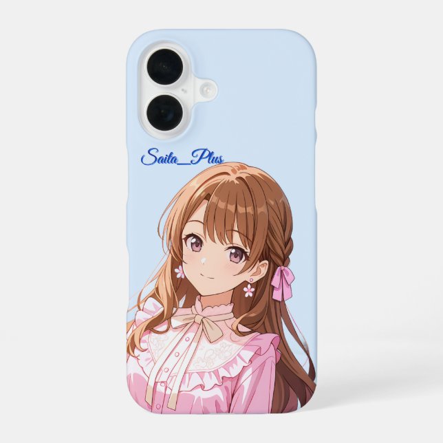 47_Plus – Anime Character Series iPhone 16 Case (Back)
